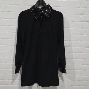 Glamorous Goth/Bondage Mini Dress with PVC Accents